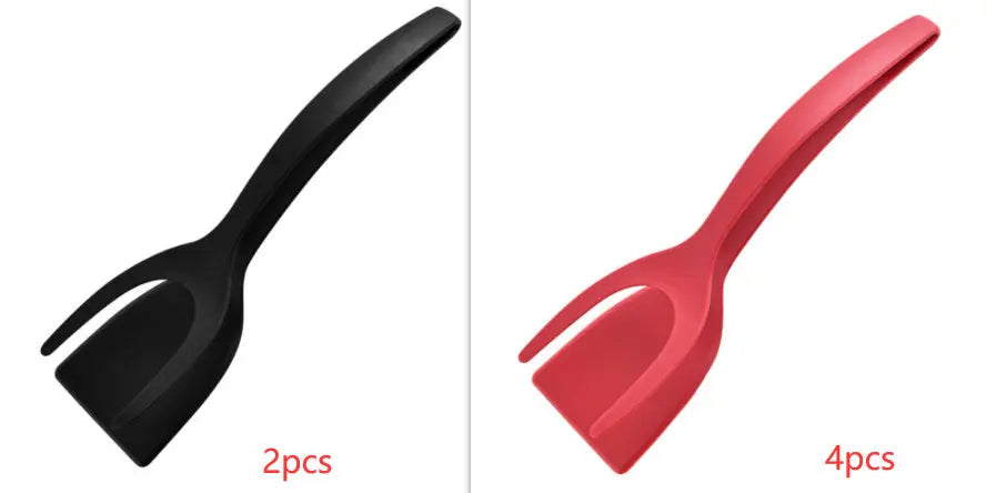 2-in-1 Grip and Flip Kitchen Tongs – Versatile Spatula for Effortless Cooking Infinite Finds