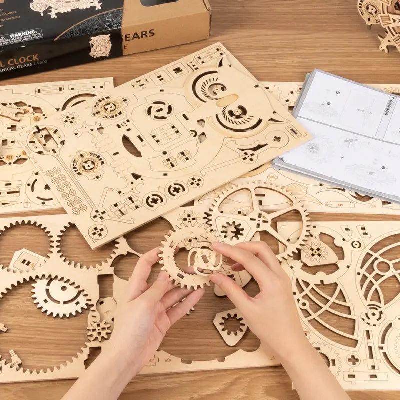 3D Wooden Model Kits – Engaging Assembly Toys for Creative Kids and Unique Home Decor ROBOTIME