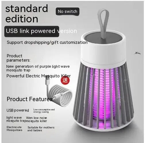 Advanced USB Mosquito Killing Lamp – Electric Shock & Photocatalyst Technology for Effective Insect Control Infinite Finds