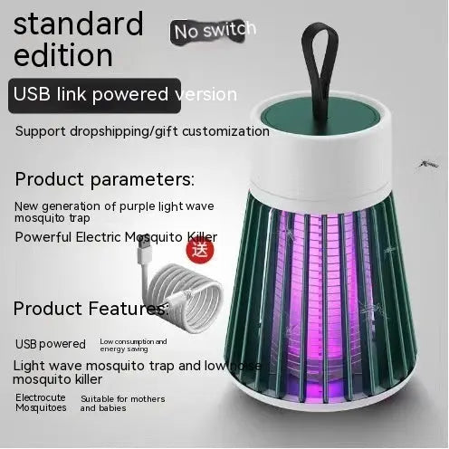 Advanced USB Mosquito Killing Lamp – Electric Shock & Photocatalyst Technology for Effective Insect Control Infinite Finds