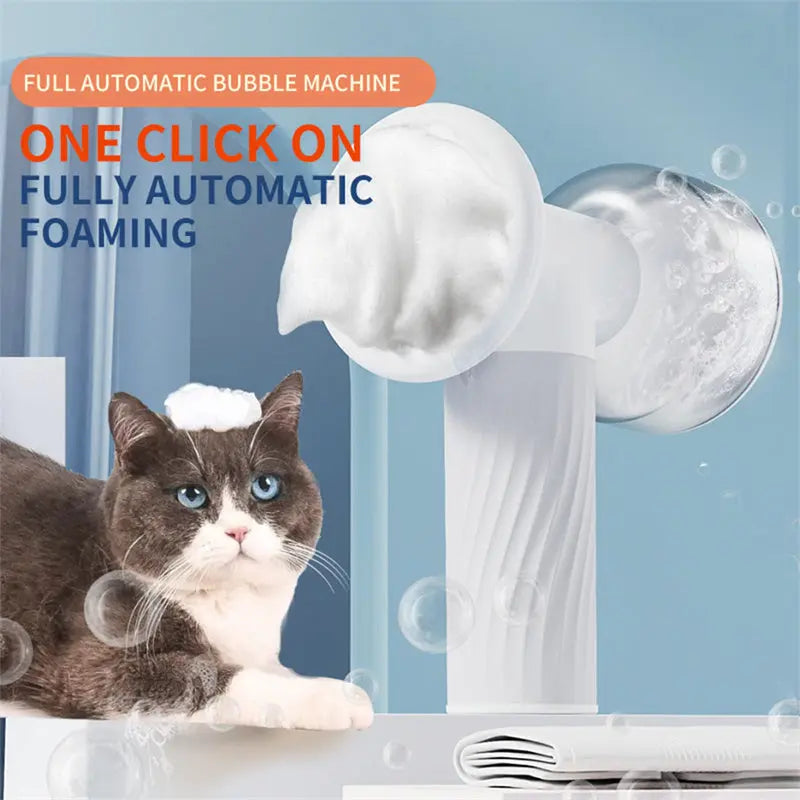 Automatic Foaming Dog Cat Bath Brush Dog Shampoo Brush With Soap Dispenser Electric Pet Grooming Massage Brush Pet Bath Brush Scrubber Comb For Dog Cat Pet Products Infinite Finds