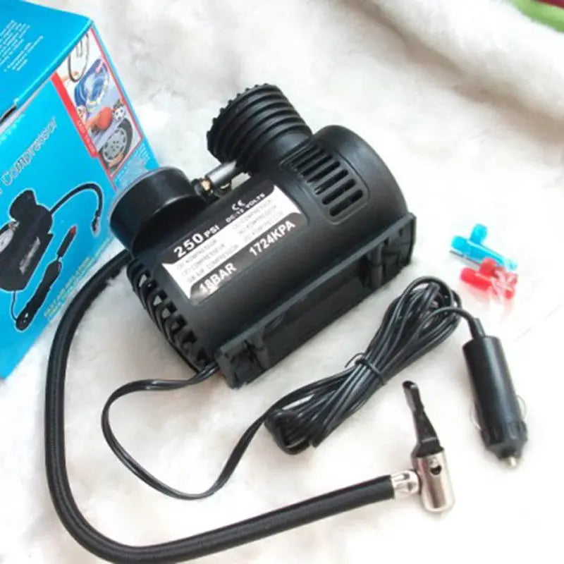 Compact 12V Miniature Tire Inflator – Portable Micro Air Pump for Cars Infinite Finds