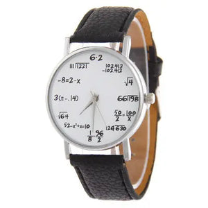 Stylish Equation Watch - Versatile Timepiece with Multiple Color Options, Water-Resistant, Durable, Lightweight, and Fashion-Forward