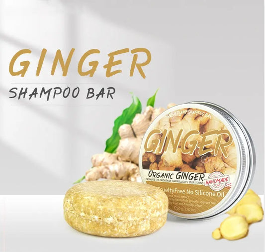 Ginger Anti-Dandruff Shampoo Soap – Refreshing Herbal Cleansing Bar Infinite Finds