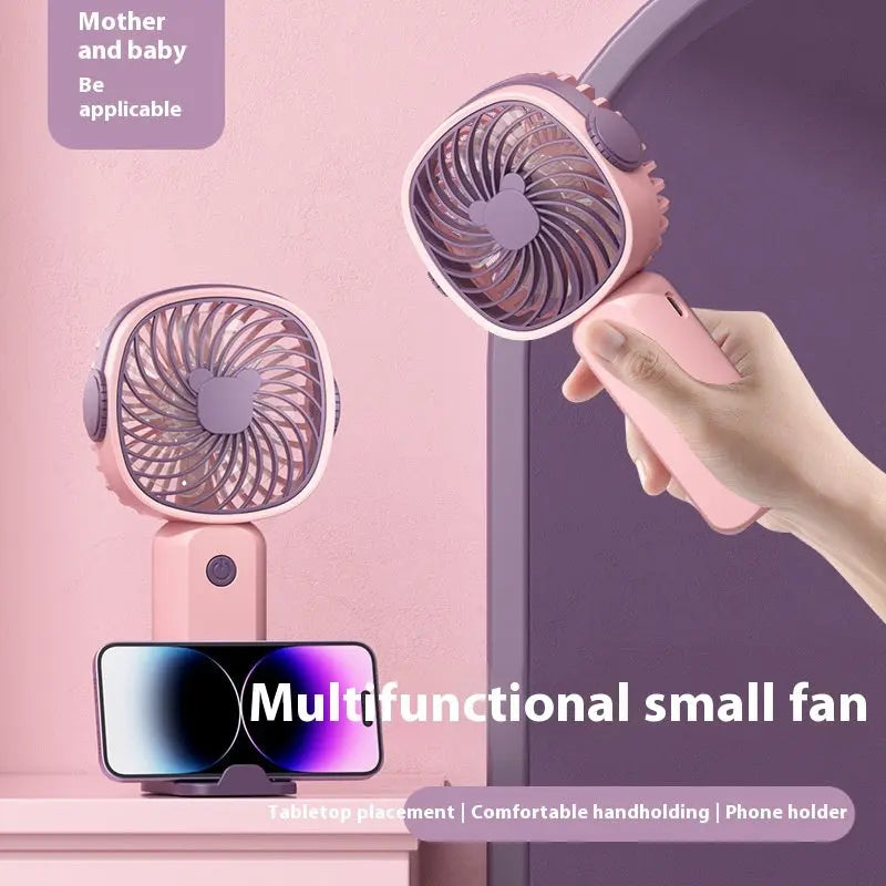 Handheld Portable Mute Little Fan USB Charging Infinite Finds