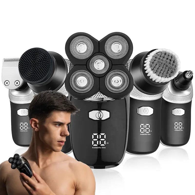 Men's Rechargeable 3D Razor Multifunctional Cleansing and Shaving Infinite Finds