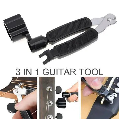 Pro Guitar String Winder & Cutter – Versatile Tool for Guitarists, Banjos, and Mandolins Infinite Finds