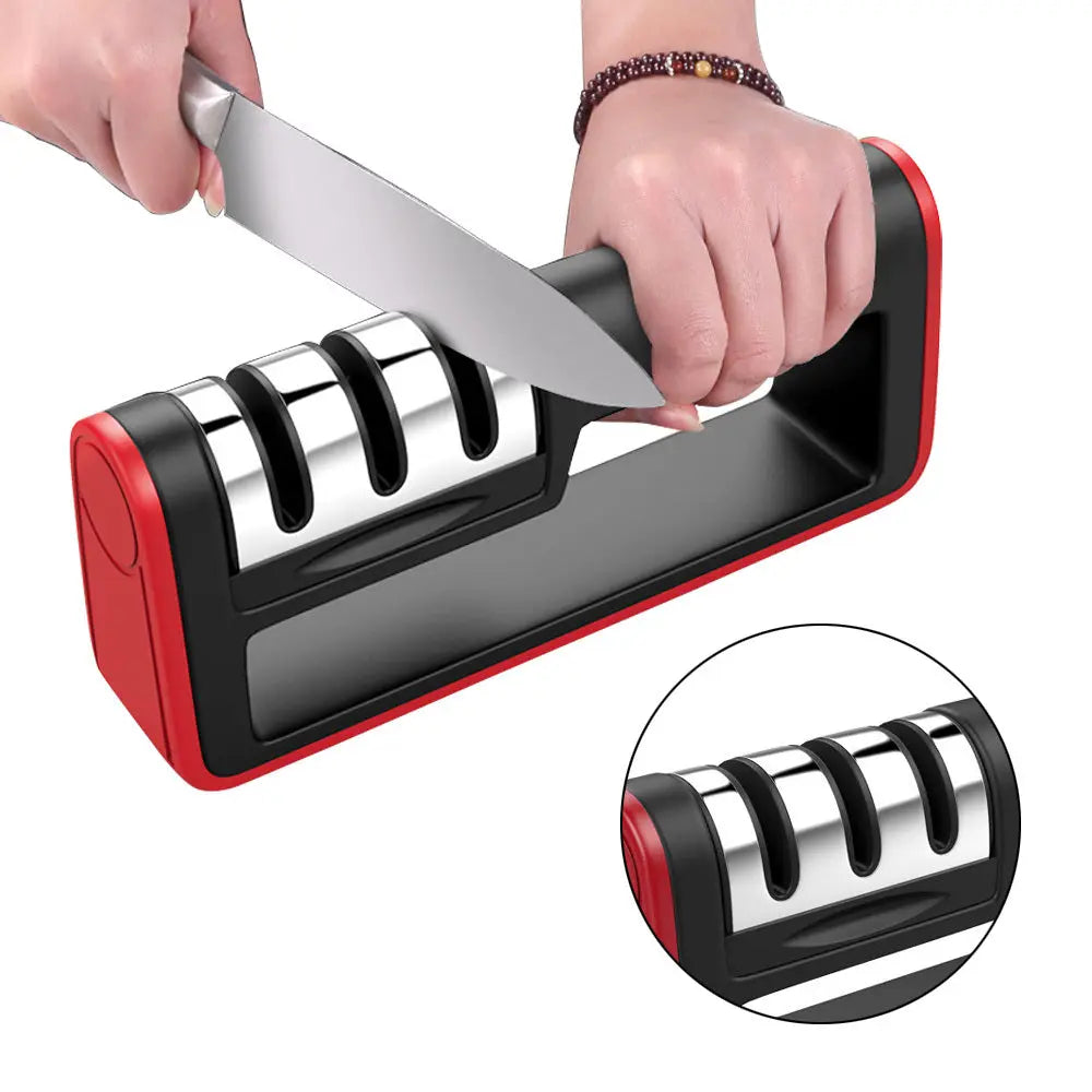 Professional Knife Sharpener Diamond Quick Professional 3 Stages Sharpener Knife Sharpening Tools Sharpening Stone Infinite Finds