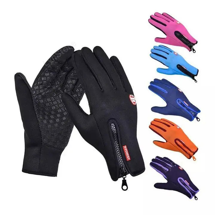 ShieldGrip Winter Touch Screen Gloves: Waterproof Motorcycle Riding and Sports Fleece Gloves Infinite Finds