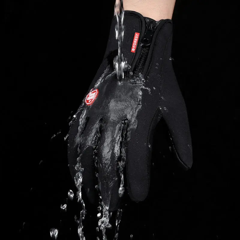 ShieldGrip Winter Touch Screen Gloves: Waterproof Motorcycle Riding and Sports Fleece Gloves Infinite Finds