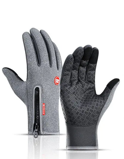 ShieldGrip Winter Touch Screen Gloves: Waterproof Motorcycle Riding and Sports Fleece Gloves Infinite Finds