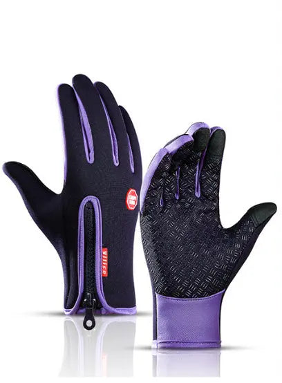 ShieldGrip Winter Touch Screen Gloves: Waterproof Motorcycle Riding and Sports Fleece Gloves Infinite Finds