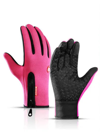 ShieldGrip Winter Touch Screen Gloves: Waterproof Motorcycle Riding and Sports Fleece Gloves Infinite Finds