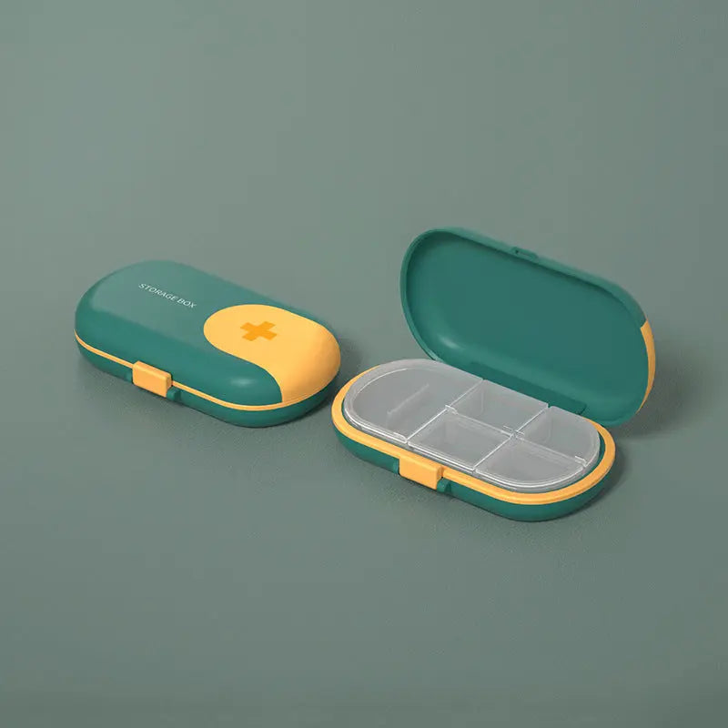 TravelMate Portable Pill Box: Compact Travel Storage for Medications Infinite Finds