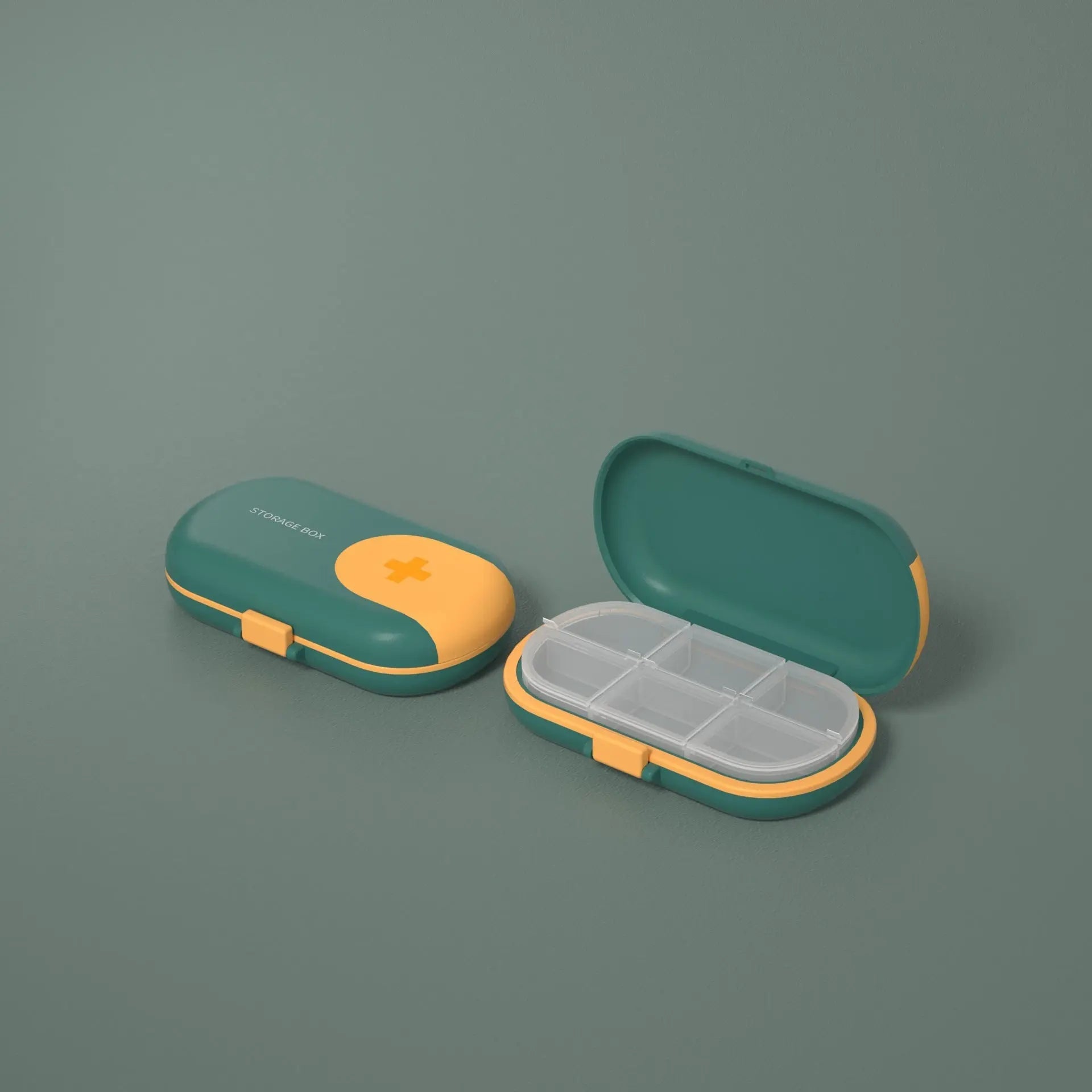 TravelMate Portable Pill Box: Compact Travel Storage for Medications Infinite Finds