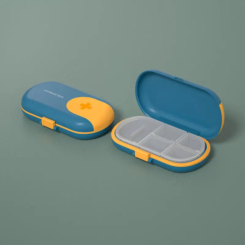 TravelMate Portable Pill Box: Compact Travel Storage for Medications Infinite Finds