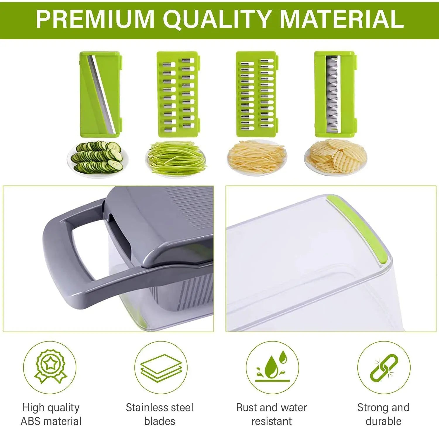 VersaChop 12-in-1 Manual Vegetable Chopper: Multifunctional Food Cutter and Slicer for Efficient Meal Prep Infinite Finds