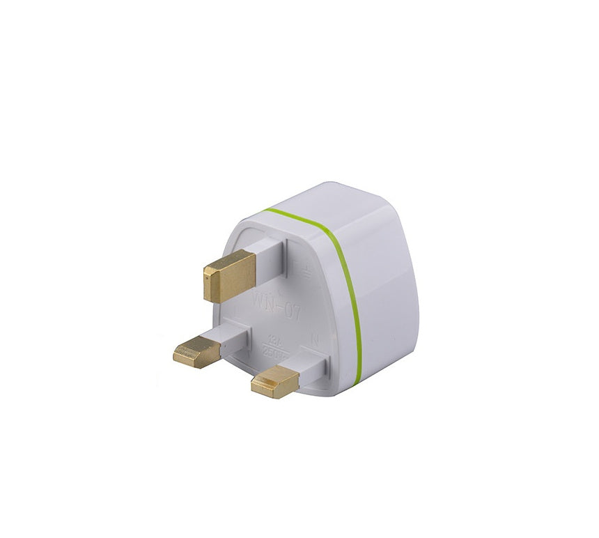 Travel Adapter - Pure Copper Global Travel Plug for UK, EU, US & AU - Fast Charging, Compact Design, Universal Compatibility, Safe & Reliable